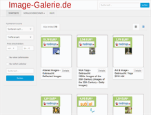 Tablet Screenshot of image-galerie.de